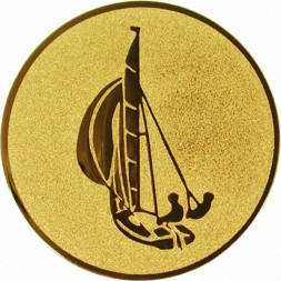 Жетон №53 (Регата, диаметр 25 мм, цвет золото)