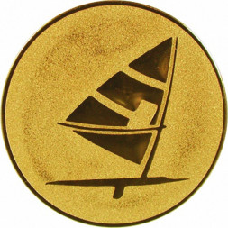Жетон №65 (Виндсёрфинг, диаметр 25 мм, цвет золото)