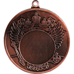 Медаль №89 (Диаметр 50 мм, металл, цвет бронза. Место для вставок: лицевая диаметр 25 мм, обратная сторона диаметр 46 мм)