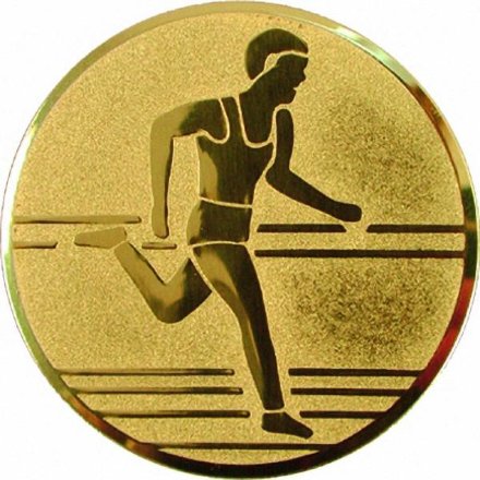эмблема D2-A30/G бег (D-50мм)