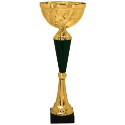 Кубок №292 (Высота 35 см, цвет золото-зелёный, размер таблички 70x25 мм)