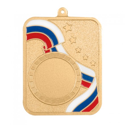 Медаль MZP 553-65/GM (65х48 мм, D-25 мм, s-3 мм) сталь