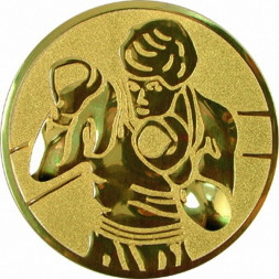 Жетон №18 (Бокс, диаметр 50 мм, цвет золото)