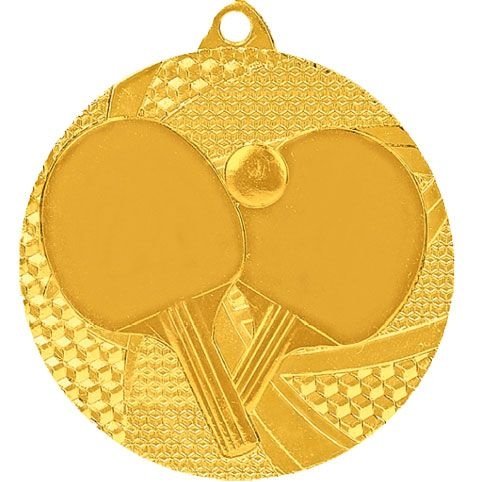 Медаль MMC 7750/G теннис настольный (D-50 мм, s-2 мм)