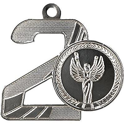 Медаль №935 (2 место, диаметр 47 мм, металл, цвет серебро. Место для вставок: лицевая диаметр 25 мм, обратная сторона размер по шаблону)