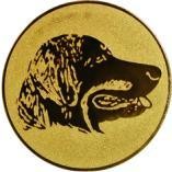 Жетон №67 (Выставки собак (собаководство), диаметр 50 мм, цвет золото)