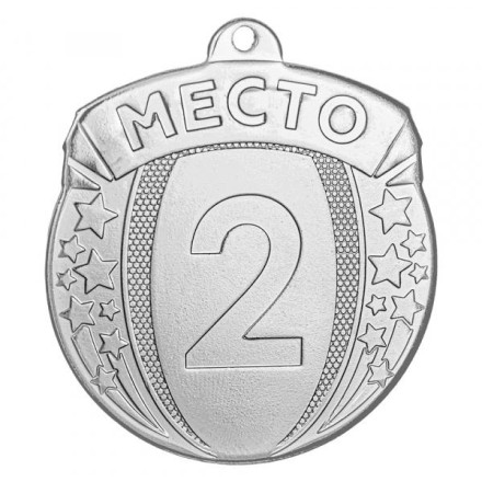 Медаль №2369 (3 место, диаметр 55 мм, металл, цвет бронза)