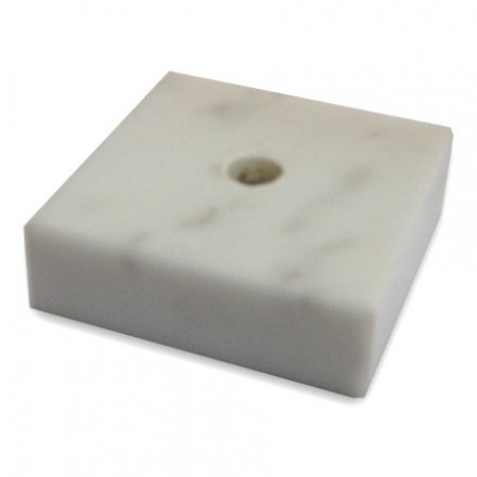 Цоколь WМ10050 (белый мрамор, 100х100х50 мм)