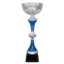 Кубок №4373 (Высота 35 см, цвет серебро-синий)