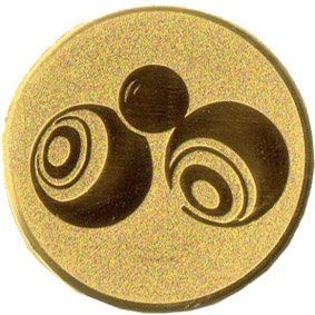 Эмблема D1-A154/G петанк (D-25 мм)