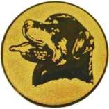 Жетон №630 (Выставки собак (собаководство), диаметр 50 мм, цвет золото)