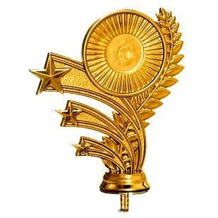 Фигурка пластиковая Венок F218/G 12 см (25/50) (B178/G)