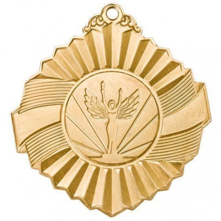 Медаль MZP 308-50/G (D-50 мм, D-25 мм, s-2 мм) латунь