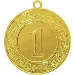 Медаль №178 (1 место, диаметр 40 мм, металл, цвет золото. Место для вставок: обратная сторона диаметр 35 мм)