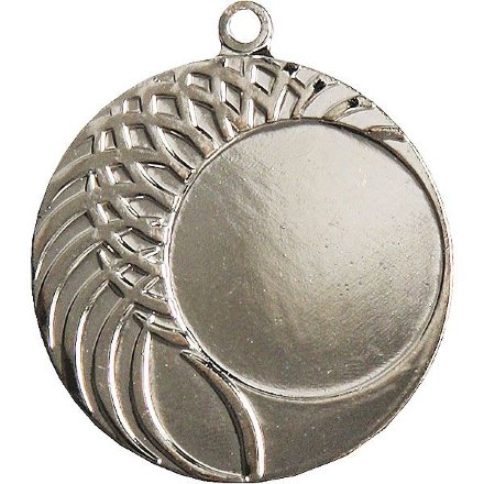 Медаль №6 (Диаметр 40 мм, металл, цвет серебро. Место для вставок: лицевая диаметр 25 мм, обратная сторона диаметр 35 мм)