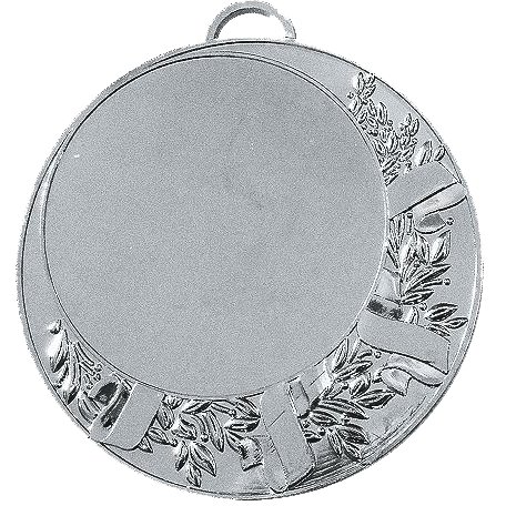 Медаль №205 (Диаметр 70 мм, металл, цвет серебро. Место для вставок: лицевая диаметр 50 мм, обратная сторона диаметр 65 мм)