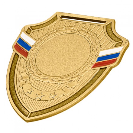 Медаль MZP 557-65/GM (56х65 мм, D-25 мм, s-2 мм) сталь