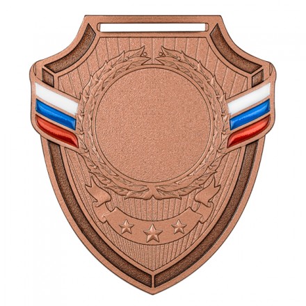 Медаль MZP 557-65/ВM (56х65 мм, D-25 мм, s-2 мм) сталь