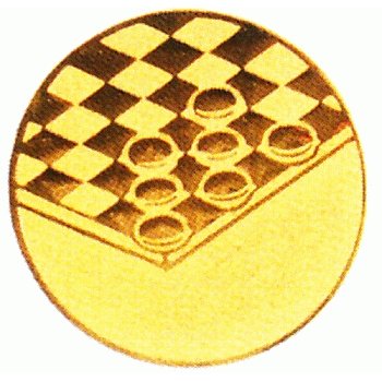 Эмблема D1-A23/G шашки (D-25 мм)