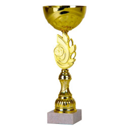 Кубок №240 (Высота 33 см, цвет золото, размер таблички 75x20 мм)
