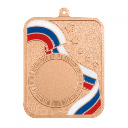 Медаль MZP 553-65/BM (65х48 мм, D-25 мм, s-3 мм) сталь