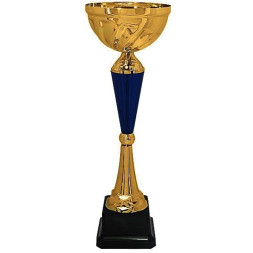 Кубок №297 (Высота 42 см, цвет золото-синий, размер таблички 65x35 мм)
