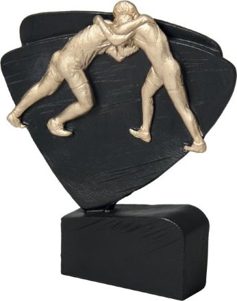 Фигурка литая Борьба 11см RFEL5016/BK/G