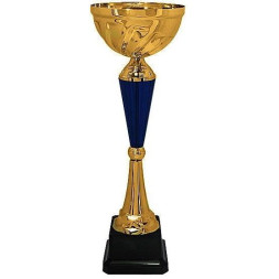 Кубок №297 (Высота 32 см, цвет золото-синий, размер таблички 45x30 мм)
