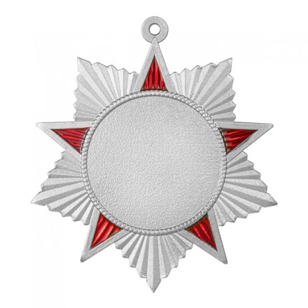 Медаль MZP 551-50/SM (48х48мм, D-25мм, s-2мм) сталь