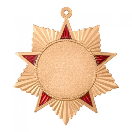 Медаль MZP 551-50/ВM (48х48мм, D-25мм, s-2мм) сталь