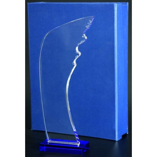 Награда стеклянная (сувенир) 350 мм (15) футляр в комплекте GB013A
