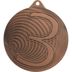 Медаль №971 (3 место, диаметр 70 мм, металл, цвет бронза. Место для вставок: обратная сторона диаметр 65 мм)