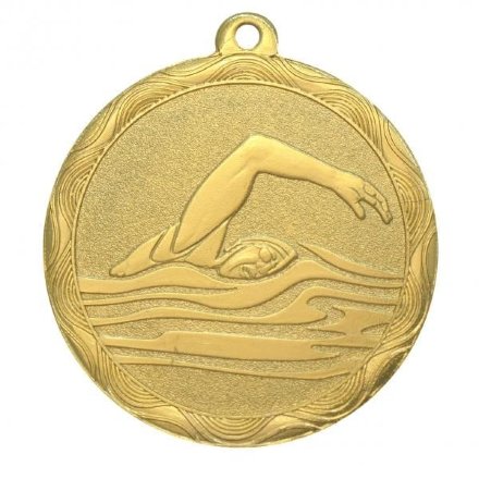 Медаль MZ 70-50/G (MZ 20-50/G) плавание (D-50 мм, s-2,5 мм)