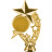 Фигурка пластиковая Звезды 17см F235/G (B208/G)