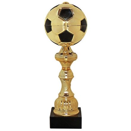 Кубок №301 (Футбол, высота 31 см, цвет золото-чёрный, размер таблички 80x25 мм)