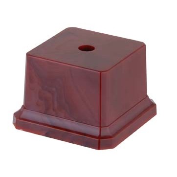 Цоколь BS 001/BR B (пластик коричневый, 120х120х75 мм)