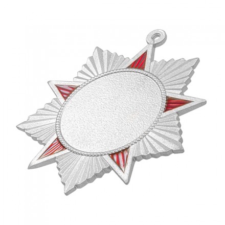 Медаль MZP 551-50/SM (48х48 мм, D-25 мм, s-2 мм)