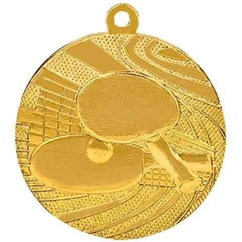 Медаль MMC 1840/G теннис настольный (D-40 мм, s-2 мм)