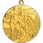 Медаль №90 (Баскетбол, диаметр 40 мм, металл, цвет золото. Место для вставок: обратная сторона диаметр 35 мм)