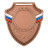Медаль MZP 557-65/ВM (56х65мм, D-25мм, s-2мм) сталь