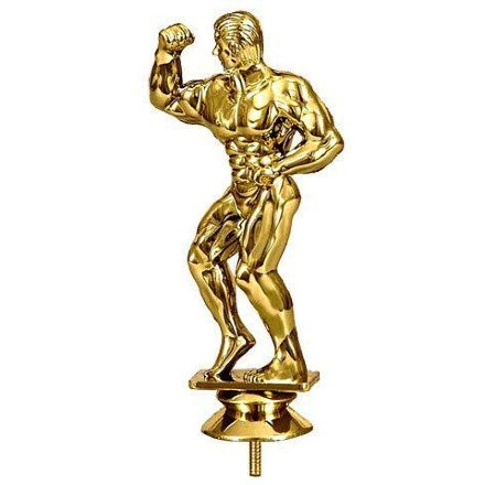 Фигурка пластиковая Культуризм F43/G (B345/G) 13см