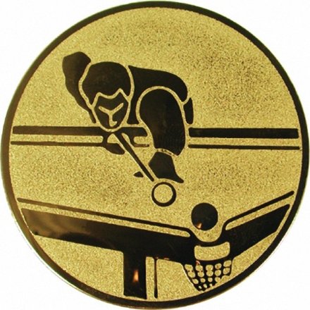Эмблема D2-A98/G бильярд (D-50 мм)
