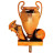 Фигурка пластиковая Футбол B326/B 7,8см