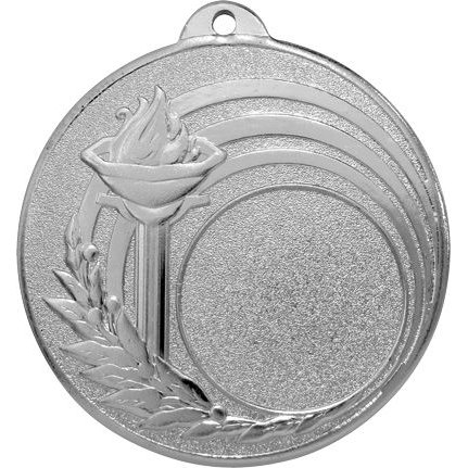Медаль №184 (Диаметр 50 мм, металл, цвет серебро. Место для вставок: лицевая диаметр 25 мм, обратная сторона диаметр 45 мм)