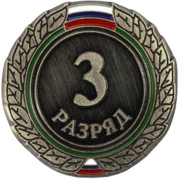 Значок 3-ий взрослый разряд