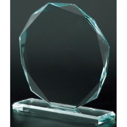 Награда стеклянная (сувенир) 80611 (15см) футляр в комплекте