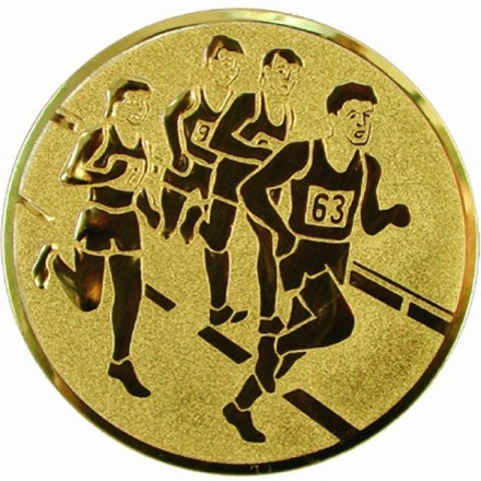 эмблема D1-A33/G бег (D-25 мм)