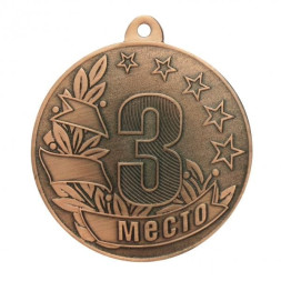 Медаль №1279 (3 место, диаметр 50 мм, металл, цвет бронза. Место для вставок: обратная сторона диаметр 45 мм)
