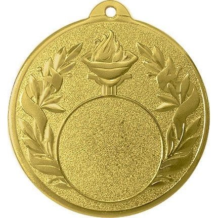 Медаль №186 (Диаметр 50 мм, металл, цвет золото. Место для вставок: лицевая диаметр 25 мм, обратная сторона диаметр 45 мм)