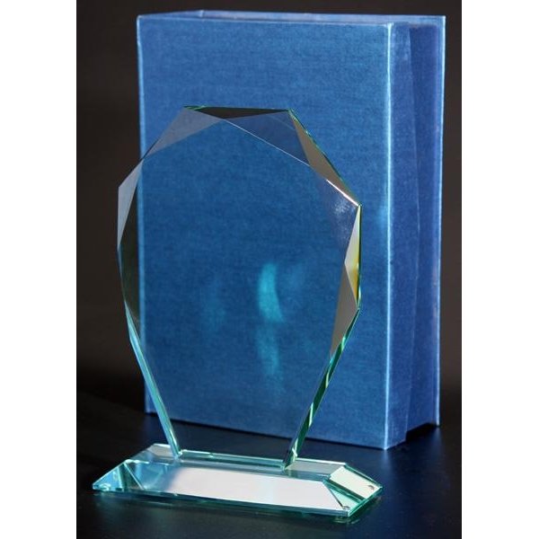 Награда стеклянная (сувенир) G007 240х170х11+футляр